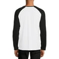 thumbnail image 2 of George Men's Crew Neck Long Sleeve Raglan Tee, 2 of 6