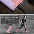 thumbnail image 7 of Leather For Samsung Galaxy S25 Edge 5G 6.7-inch Case , RFID Blocking,Flip Color blocking Wallet Leather Case With Card Holder Magnetic Closure Shockproof Kickstand Protective Phone Cases Cover,Pink, 7 of 7