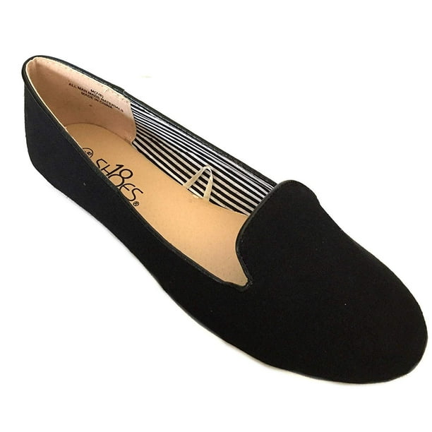 ladies suede flats
