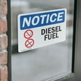 thumbnail image 4 of (2 Pack) Diesel Fuel OSHA Notice Sign 7 Inch X 5 Inch Vinyl Label Decal Sticker Weather Resistant, UV Protected for Workplace, Business, and Construction Site, Made in the USA, 4 of 7