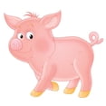 thumbnail image 2 of Sucking-pig Wall Decal Mural by Wallmonkeys Peel and Stick Graphic (36 in W x 32 in H) WM72645, 2 of 4