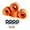 Orange, variant on ZPAQI 4Pcs 78A Roller Skating Skateboards Wheel Soft Cruiser Wheels with Bearings