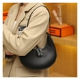 thumbnail image 2 of Ladies' Solid Hobo Shoulder Style Sophisticated Leather Crescent Bag, 2 of 5