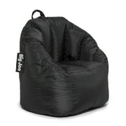Big Joe Joey Bean Bag Chair for Kids/Teens, 2.5 ft Smartmax Lounge Chair, Easy-Clean & Lightweight, Black