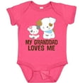thumbnail image 3 of Inktastic My Granddad Loves Me Granddaughter Girls Girls Baby Bodysuit, 3 of 5