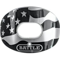 Battle Sports Chrome American Flag 2.0 Oxygen Mouthguard - Black/White