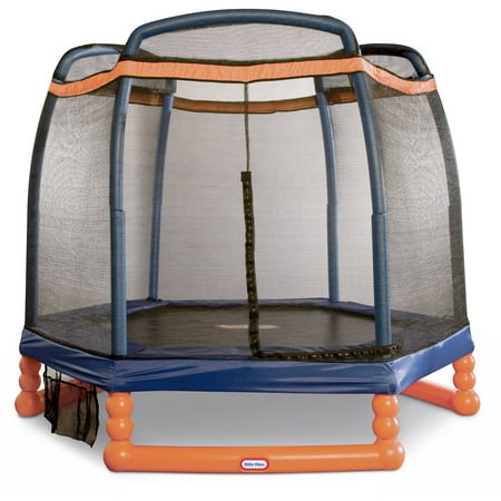 Little Tikes 7-Foot Trampoline, with Enclosure,