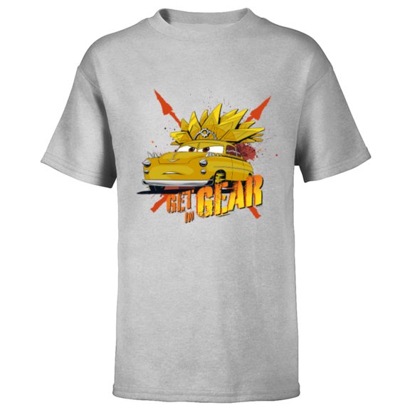 Disney PIXAR Cars on the Road Chieftess Get in Gear - Short Sleeve T-Shirt for Kids - Customized-Athletic Heather