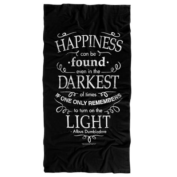 Harry Potter Happiness Officially Licensed Beach Towel 30' X 60'