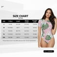 thumbnail image 5 of Rocae Lilies Flowers for One Piece Round Neck Short Sleeve Bodysuits for Women Casual Basic Bodysuit Daily Jumpsuit T Shirts-Medium, 5 of 7