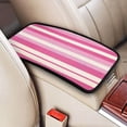 thumbnail image 3 of Car Handrails Box Pad 12.6 X 7.5 In Waterproof Non-Slip Wear-Resisting Durable Breathable Strong Tensile And Tensile Stretch Pink Stripe_3, 3 of 7