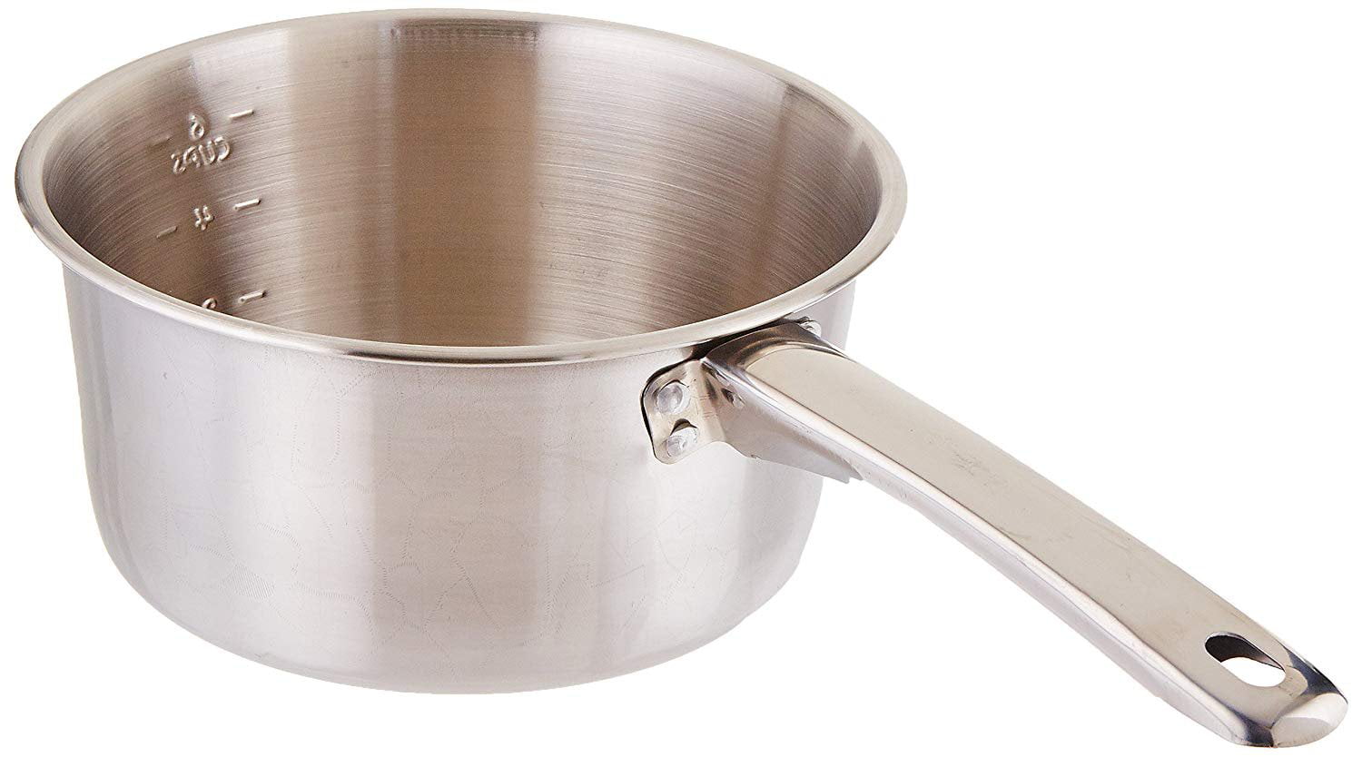 Aluminum Pot with Lid Winco 14" x 10-1/4" Sauce Pot with Cover 