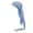 Blue, variant on Wrinkle Free Extra Long Du-Rag - Red