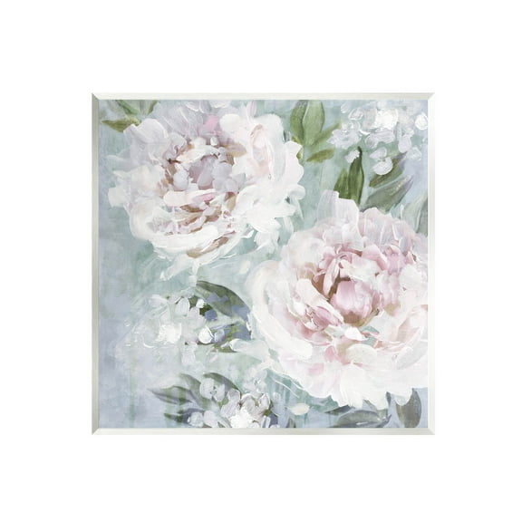 Delicate Pink Flowers Close Up Botanical & Floral Graphic Art Unframed Art Print Wall Art