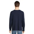 thumbnail image 3 of George Men's Crewneck Tee with Long Sleeves, Sizes XS-3XLT, 3 of 5