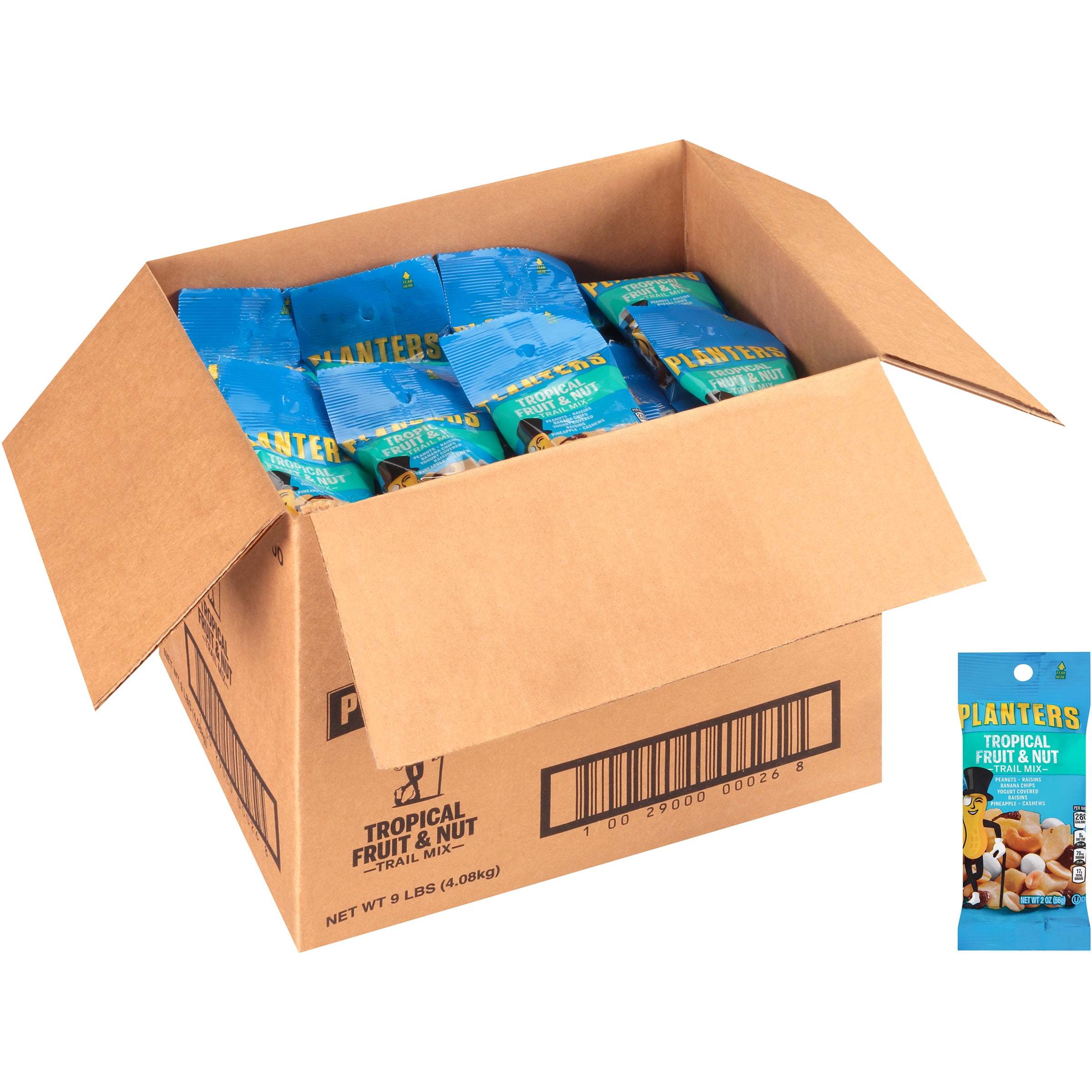 Planters Tropical Fruit & Nut Single Serve Trail Mix with Roasted