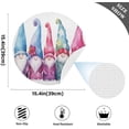 thumbnail image 4 of Coolnut Christmas Cute Gnome Placemats Set of 6 Non-Slip Heat Resistant Dining Table Place Mats Washable Kitchen PVC Weave Table Mats Home Decor Gifts, 4 of 7