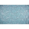 thumbnail image 2 of Zelouf Olivia Floral Glitter Lace  , Sewing, DIY, Crafts Fabric by the Yard, Aqua Wing, 7 Yard, 2 of 2