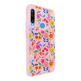 thumbnail image 1 of Funda de Diseño Doble Capa Selicell Flores con fondo rosa Funda de diseño doble capa, 1 of 2