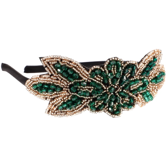 FRCOLOR  Headband Women Green Hair Decorations Headwear Bride