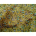 thumbnail image 4 of oneOone Silk Tabby Fabric Leaves|Floral & Paisley Block Print Sewing Fabric BTY 42 Inch Wide, 4 of 4