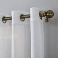 thumbnail image 2 of Sun Textile Crushed Grommet Sheer Voile Curtain, 2 of 2
