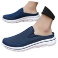 thumbnail image 3 of Unisex Slip-On Orthopedic Arch Support Backless Slippers Sneakers Mesh Soft Round Toe Mules Non-Slip Lightweight Soft Sole Clogs, 3 of 9