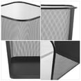 thumbnail image 2 of Metal Waste Paper Basket Iron 1Pcs 10.2x8.9x8.9in, 2 of 6