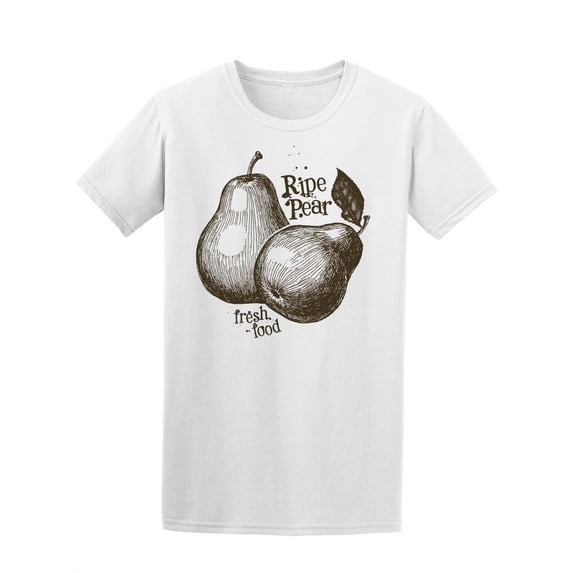 Fresh Food Ripe Pear Food Lovers Tee Women's -Image by Shutterstock