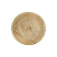 thumbnail image 4 of Creative Co-Op Ridged Mango Wood Footed Bowl, 4 of 7
