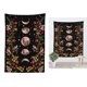 thumbnail image 5 of Tapiz de Jardín perfecl fondo negro floral 150x100cm, 5 of 8