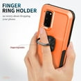 thumbnail image 2 of for Samsung Galaxy S20 Case, Rugged Shockproof Heavy Duty Soft TPU Rubber Bumper Hard PC Back Hybrid Protective Case [with Ring Stand] for Galaxy S20 (Without Screen Protector) - Orange, 2 of 7