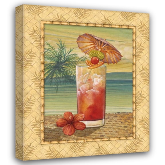 Charlene Audrey 28x34 Gallery Wrapped Canvas Wall Art Titled - Island Nectar III