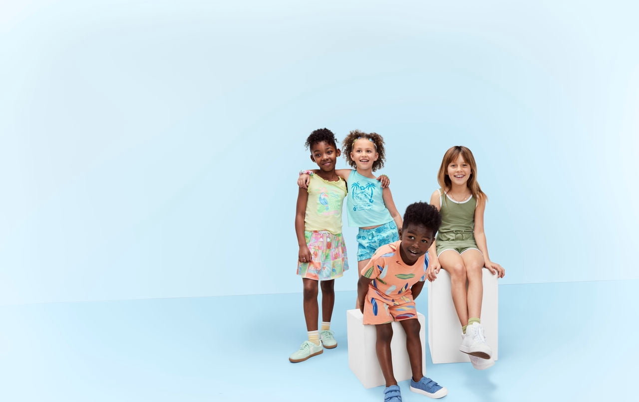 Wonder Nation Girls Sunshine Graphic Crew Neck Tank Top, Sizes 4-18 & Plus