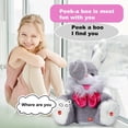 thumbnail image 4 of Easter Bunny Stuffed Animal for Girls, Peek-A Boo Toys for Toddlers, Children Song & Lullabies Easter Bunny Toy Repeats What You Say, Baby Toys Talking Singing with Floppy Ears, 4 of 8