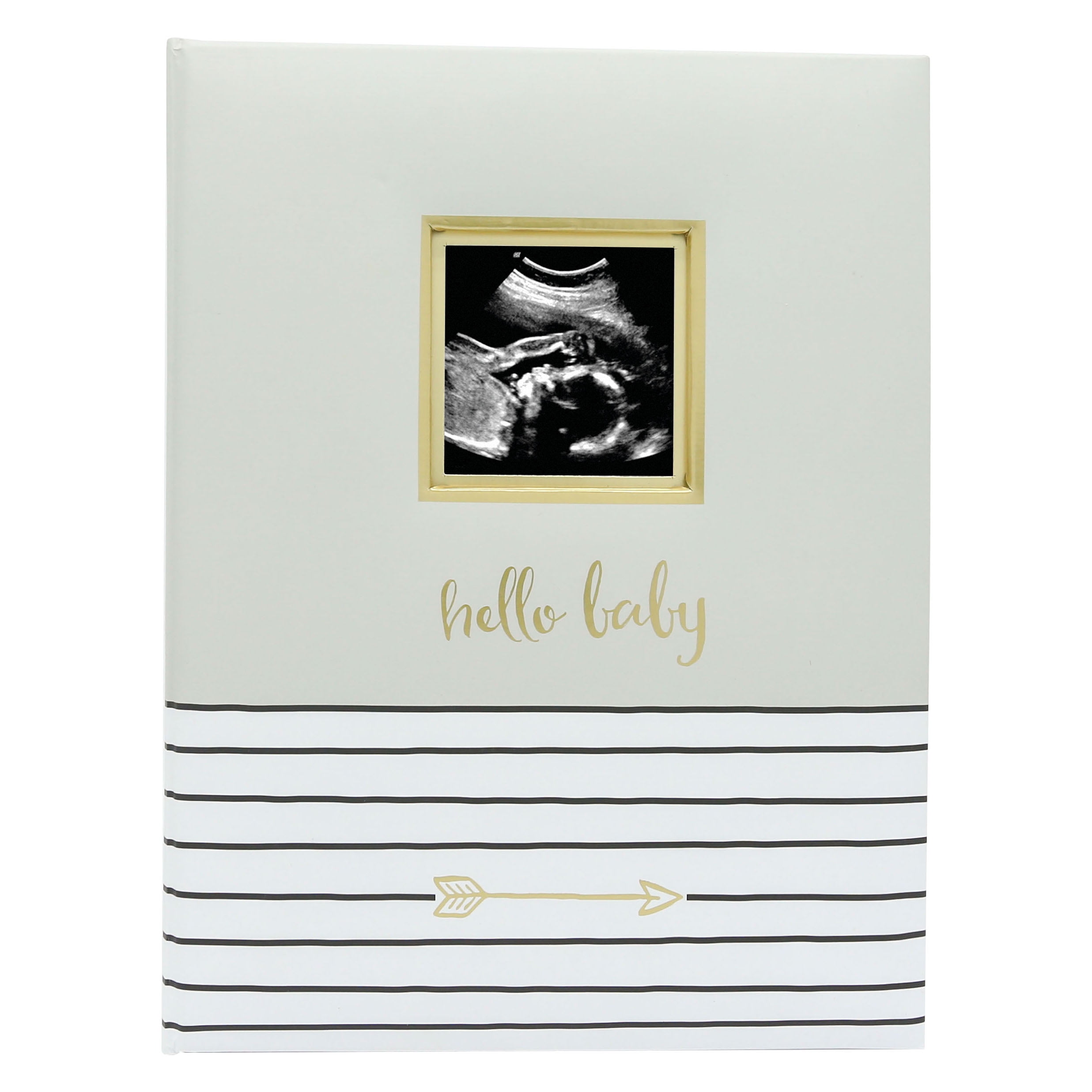 A Perfect Gift for Expecting Parents or Addition to Baby Registry Gray Pearhead Hello Baby Brag Book 