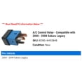 thumbnail image 2 of A/C Control Relay - Compatible with 2000 - 2008 Subaru Legacy 2001 2002 2003 2004 2005 2006 2007, 2 of 2