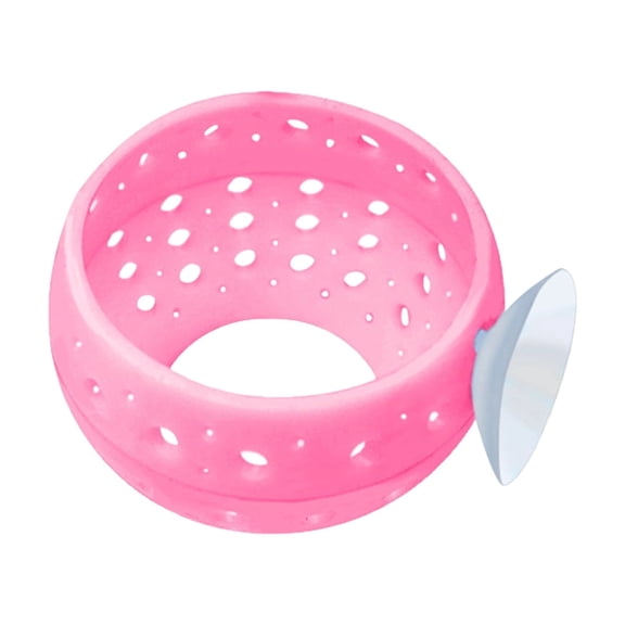 Aquarium Fish Toy, Pink Suction Cup Tunnel Hideaway, 1 Pack Fish Tank Play Decor