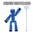 thumbnail image 2 of Pack doble de figuras de acción Zing StikBot con accesorios para más de 4 años, 2 of 5