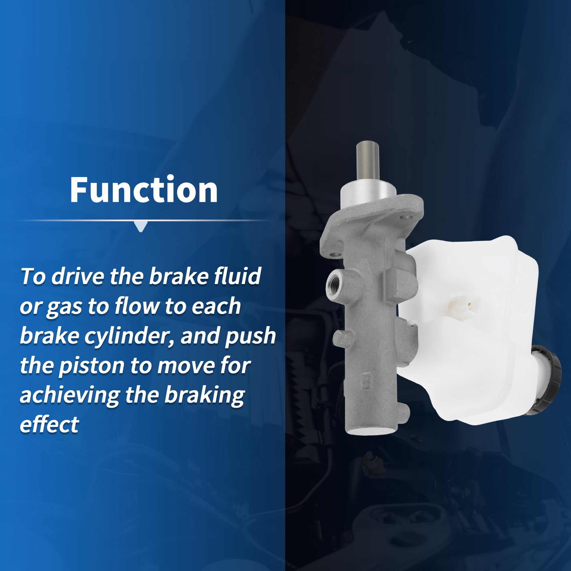 Unique Bargains Brake Master Cylinder for Ford Escape 2009-2012