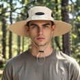 thumbnail image 2 of Versatile Adjustable Drawstring Bucket Hat for Outdoor Summer Activities with UPF Sun, 2 of 4