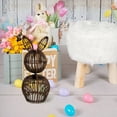 thumbnail image 4 of Easter Decorations Wicker Bunny Decor Large Rattan Bunny Woven Outdoor Wicker Topiary Rabbit Decoration for Porch Table Spring Home Farmhouse Kitchen Easter Decor, 4 of 5