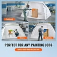 thumbnail image 6 of Efoee Portable Paint Booth, Larger Spray Paint Tent with Built-in Floor & Mesh Screen, Painting Tent Station Compatible with Furniture DIY Hobby Tool, 10x7x6ft Spray Paint Shelter, 6 of 10