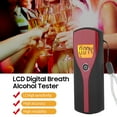 thumbnail image 5 of Shinysix Digital Breathalyzer Non-contacting Breath Tester Gas Detector for Policeman and Home Use, 5 of 7