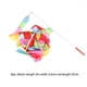 thumbnail image 4 of 2m Gym Dance Ribbons Training Rainbow Stick Art Ballet Streamer para (satinado), 4 of 8