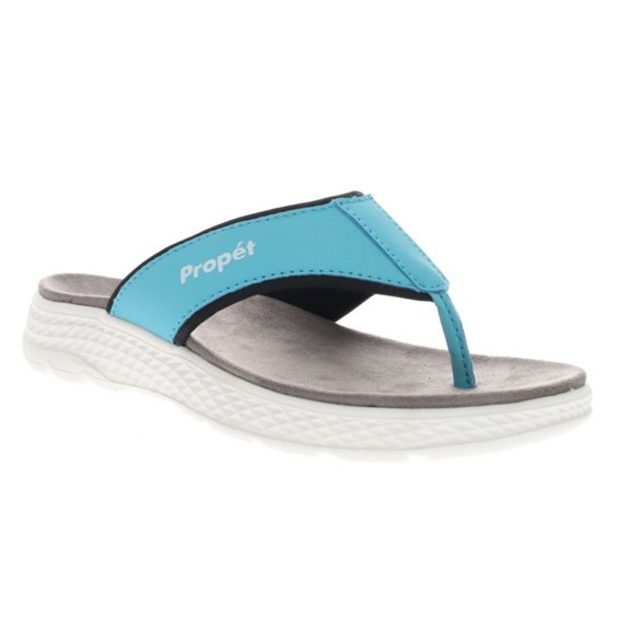 Propet Women's TravelActiv FT Thong Sandal Teal - WST001PTL