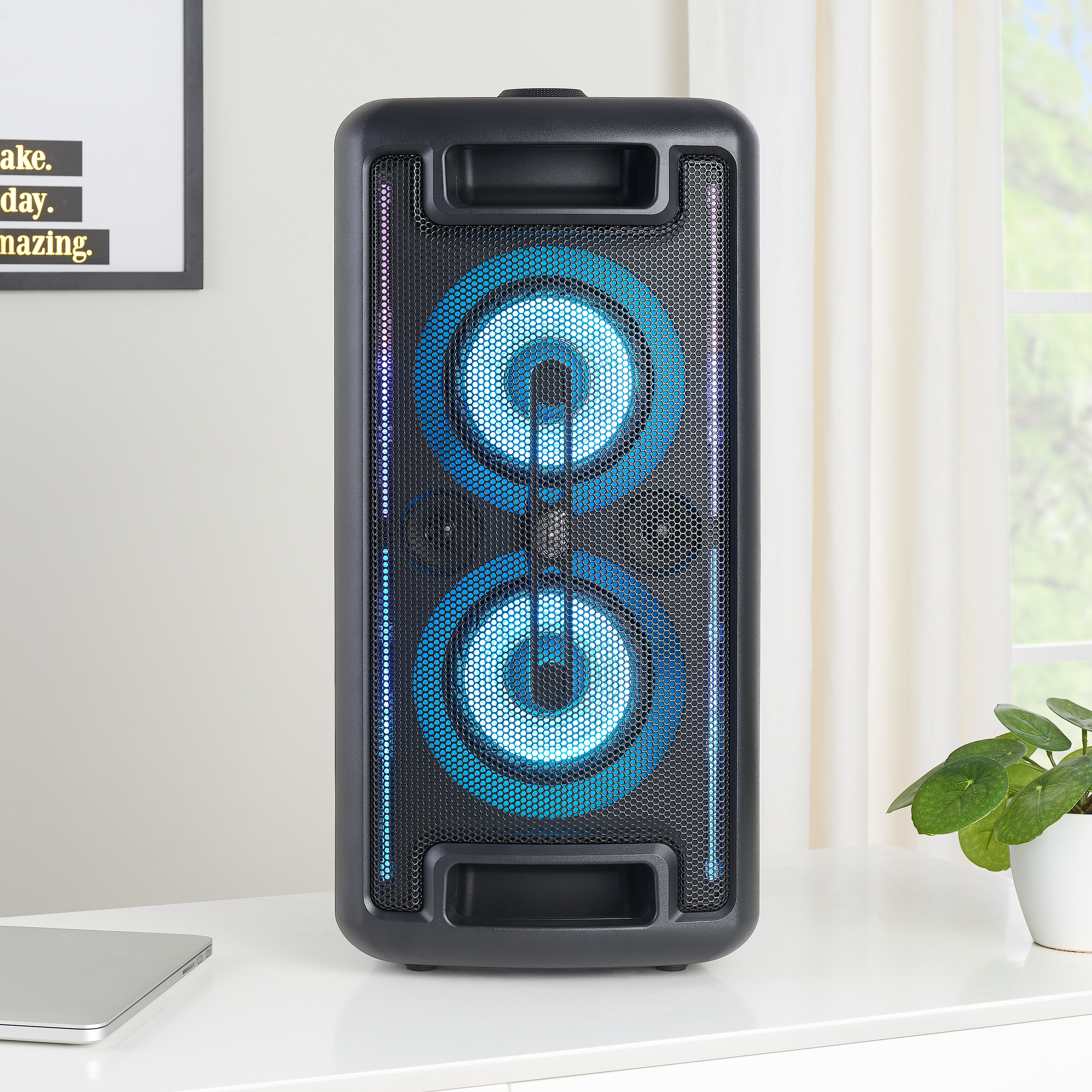 onn. Large Party Speaker with LED Lighting - image 3 of 6