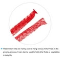 thumbnail image 4 of Uxcell Watermelon Nets Hanging Melon Hammocks Reusable Fruit Net Bag for Garden 50 Pack Red 13.78 Inch, 4 of 6