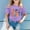 Z3-Purple, variant on Aihuaihua Shirt for Girl Graphic T-Shirts Short-Sleeve T-Shirt Cute Round Neck Summer Tops Clothes for Girls Size 7-8 Years（Black）