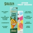 thumbnail image 6 of SOLELY Organic Pineapple Coconut Fruit Jerky, 12 Individually Wrapped Strips, Made from Dried Fruit, Healthy Snacks for All, Vegan Snacks, 0.8oz (23g), 6 of 8